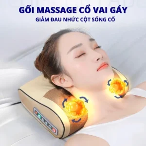 Gối Massage Hồng Ngoại 20 Bi Cao Cấp